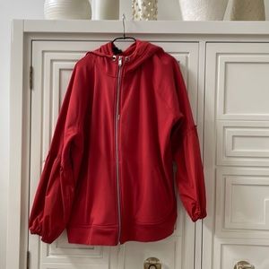 SUPERSALE in my closet. Athleta hoodie red size xl
